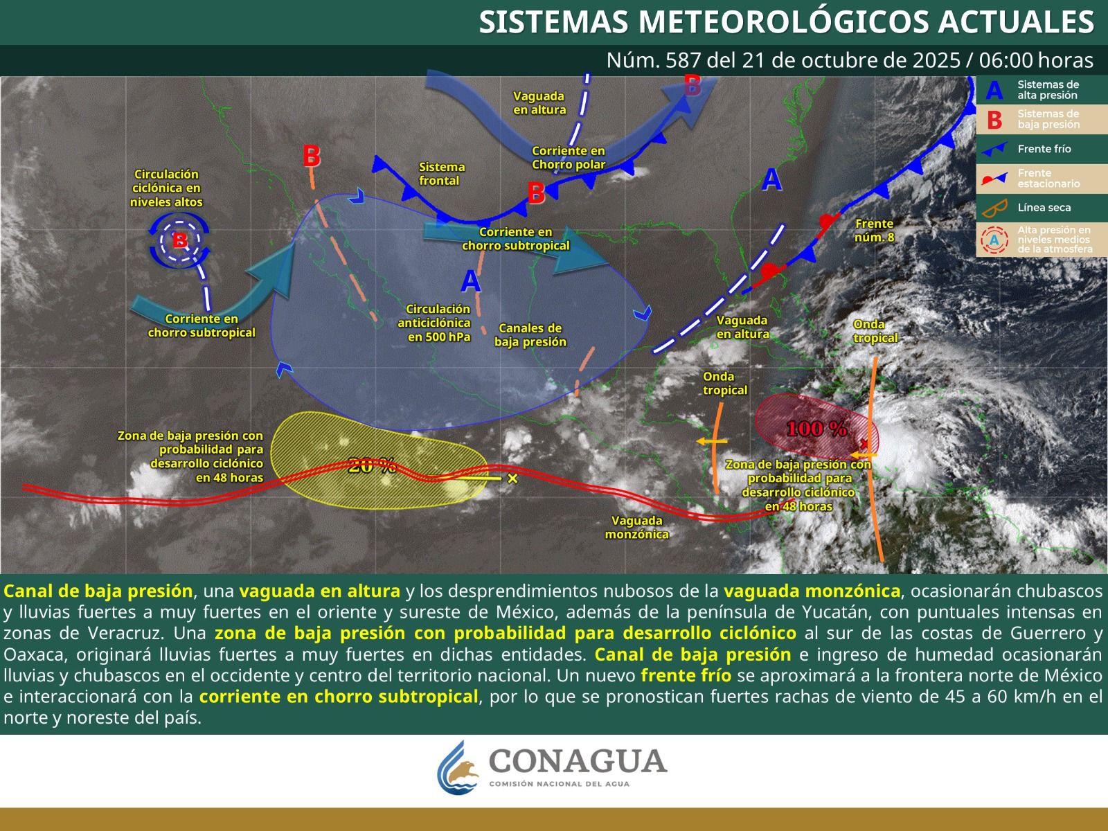 Prevén lluvias con chubascos aislados en Oaxaca