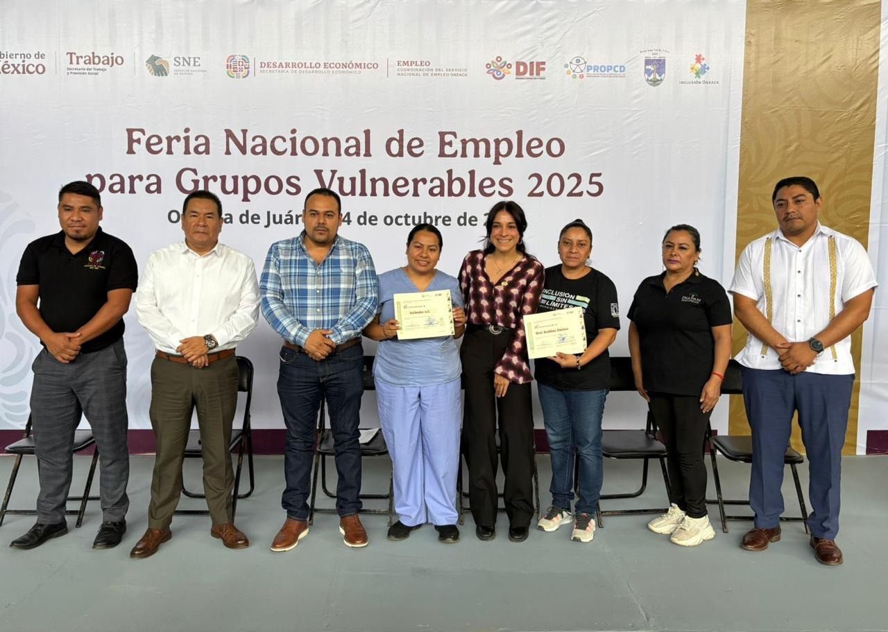 Oaxaca impulsa la inclusión laboral con Feria Nacional de Empleo para Grupos Vulnerables 2025