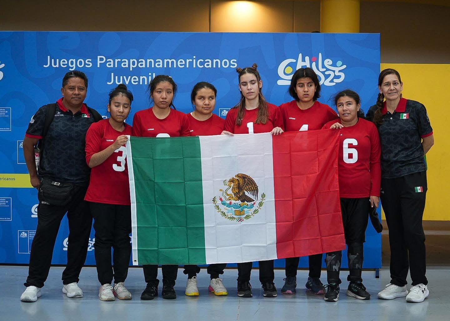 Consiguen oaxaqueñas medalla de bronce en golbol en los Juegos Parapanamericanos Juveniles Chile 2025