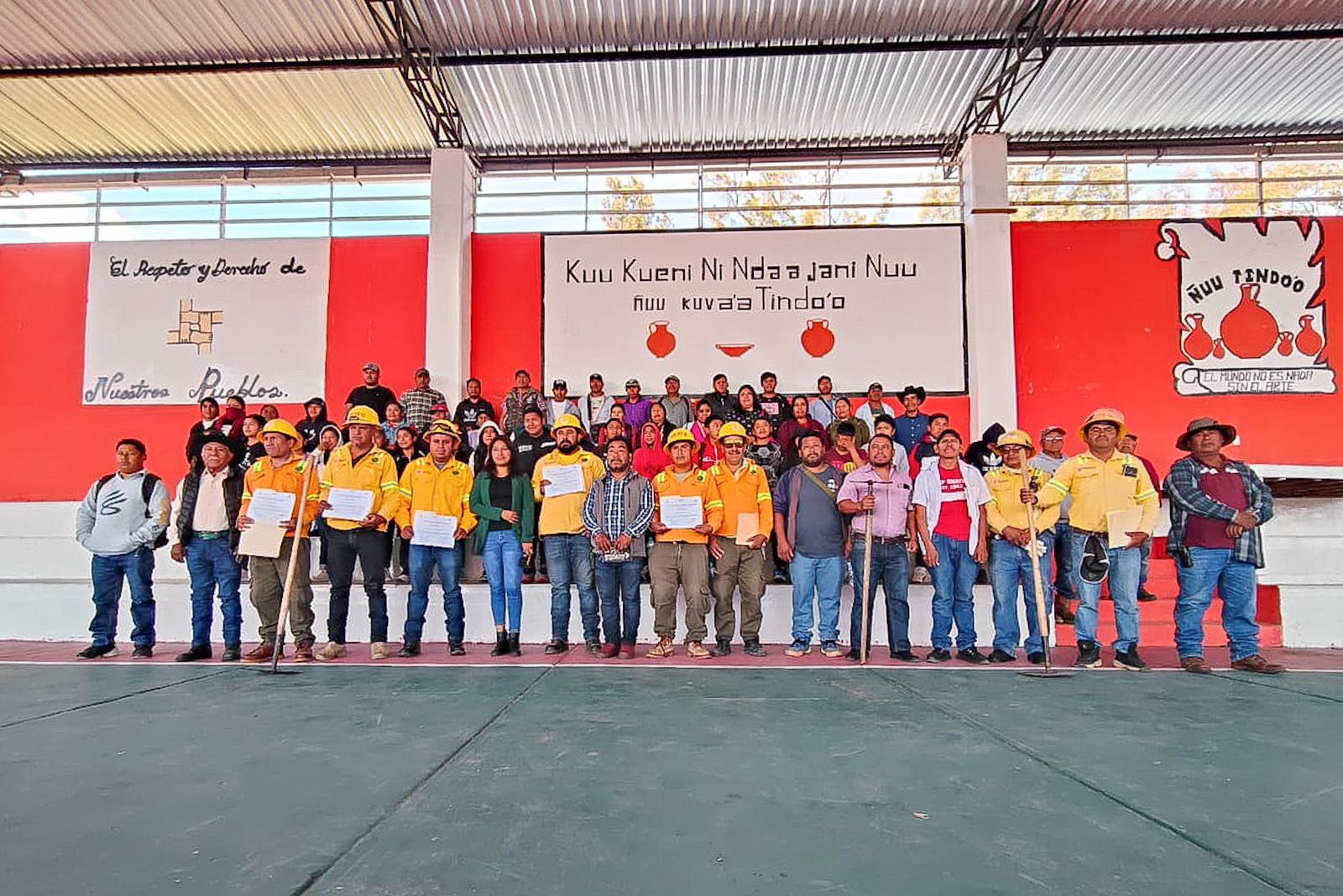 Fortalece Gobierno de Oaxaca acciones de prevención de incendios forestales en San Juan Ñumí