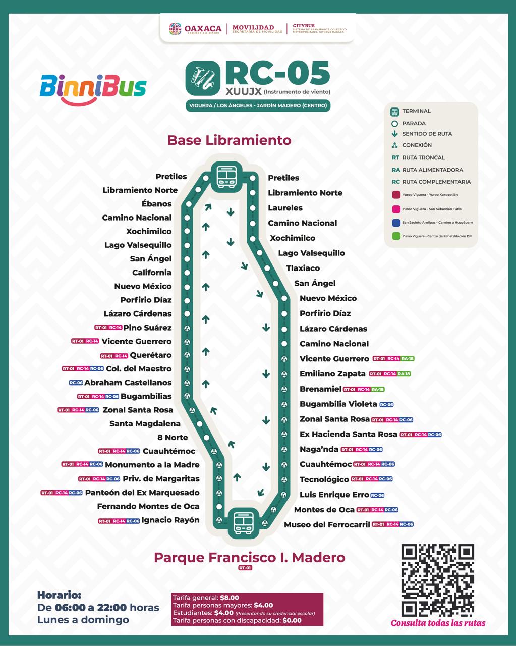 Este 17 de noviembre entran en operación tres nuevas rutas de BinniBus