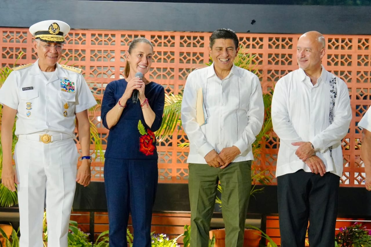 Inauguran Claudia Sheinbaum y Salomón Jara Línea K del Tren Interoceánico que transforma la movilidad entre Oaxaca y Chiapas