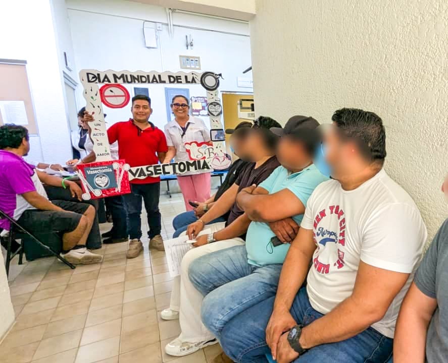 Reconocen a nivel nacional al Centro de Salud Urbano de Salina Cruz por liderazgo regional en vasectomías sin bisturí