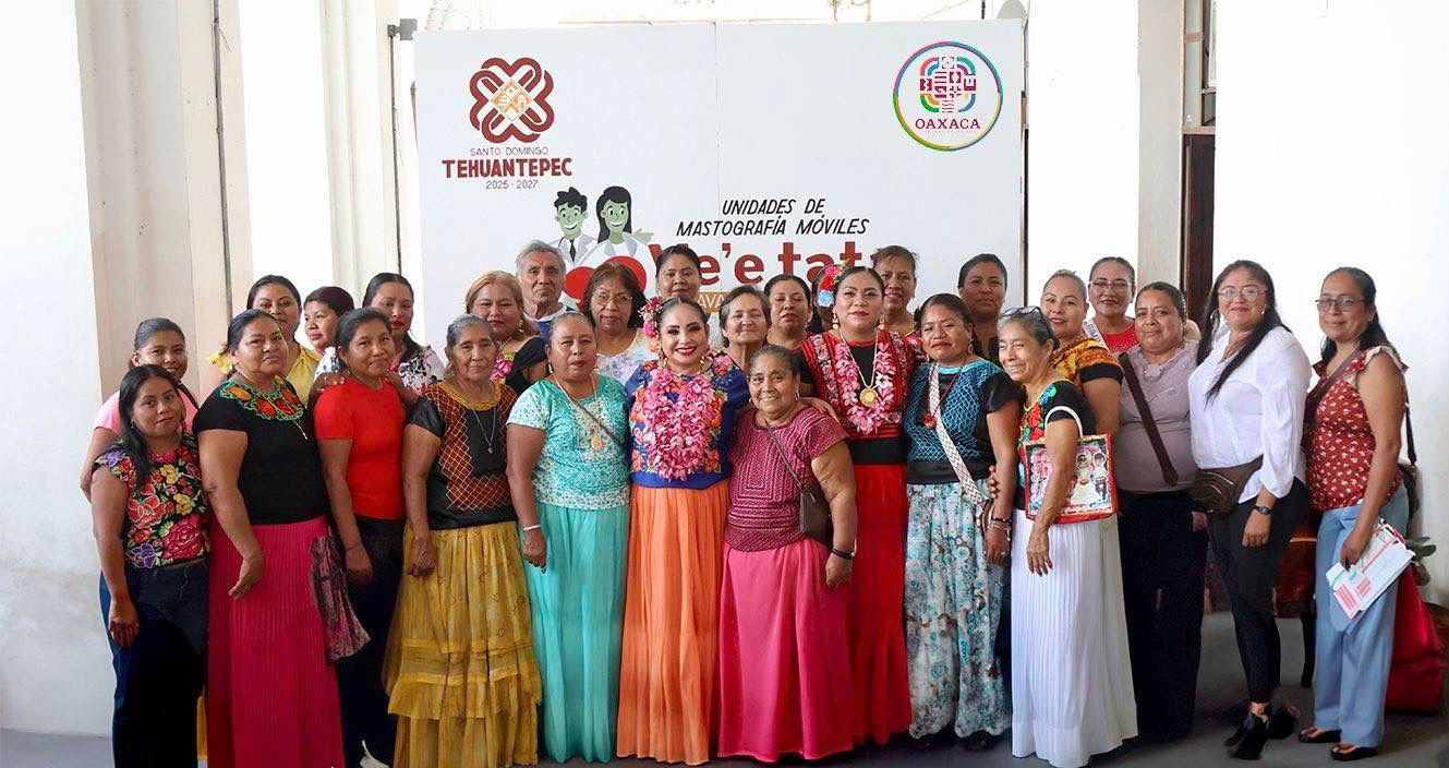 Arranca Sebienti jornada de prevención y diagnóstico oportuno del cáncer de mama en Santo Domingo Tehuantepec
