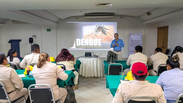 Actualiza SSO a personal del Istmo para reforzar la prevención de enfermedades transmitidas por vector