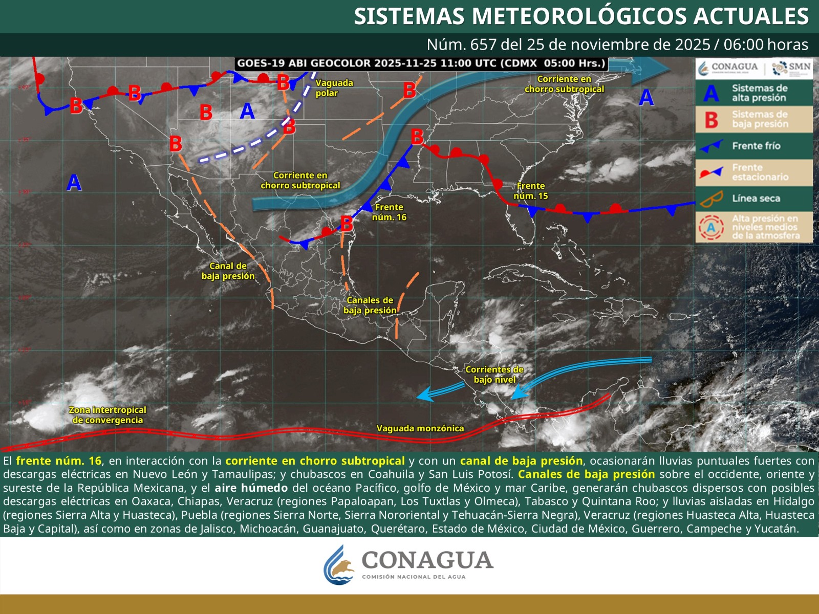 Se prevé ambiente frío al amanecer y lloviznas aisladas en zonas montañosas del estado