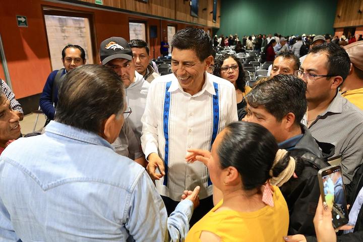 Sin intermediarios, Salomón Jara trabajará con autoridades electas por Sistemas Normativos Internos