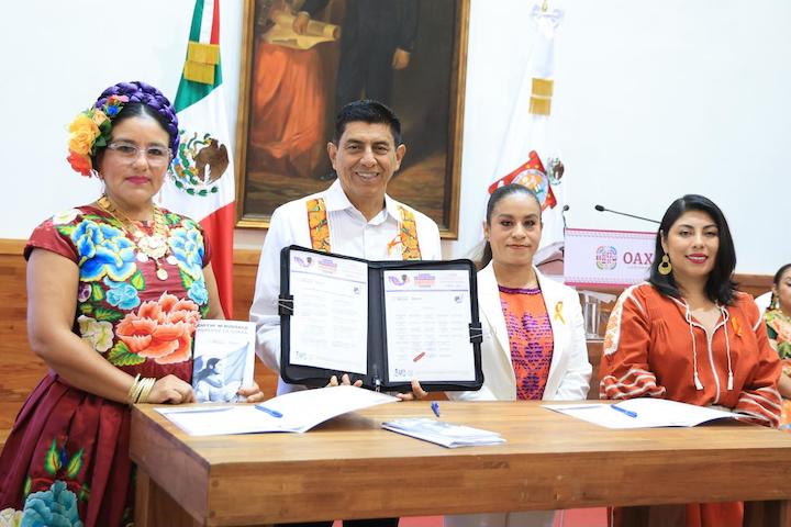 Se suma Gobierno de Oaxaca al Compromiso Nacional por la Vida, Felicidad y Respeto a las Mujeres para erradicar violencia de género