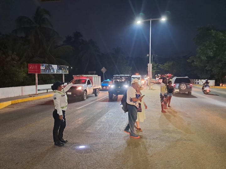 Despliega Policía Vial Estatal operativo de seguridad en Puerto Escondido durante Fiestas de Noviembre 2025