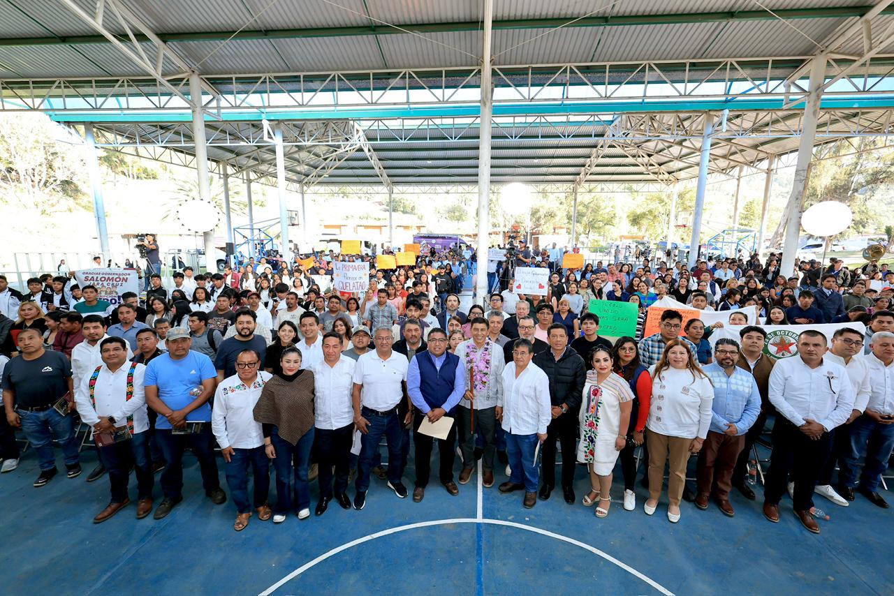 La Primavera Oaxaqueña es una realidad palpable con 315 obras de infraestructura en la Sierra de Juárez: Salomón Jara