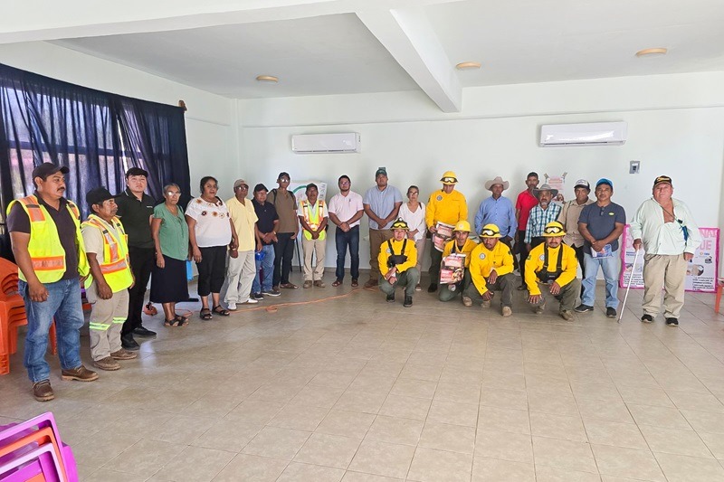 Promueve Coesfo uso correcto del fuego en Santo Domingo Zanatepec