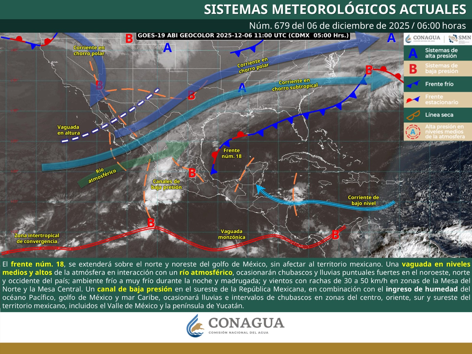 Se prevén lluvias aisladas y ambiente frío en algunas regiones de Oaxaca