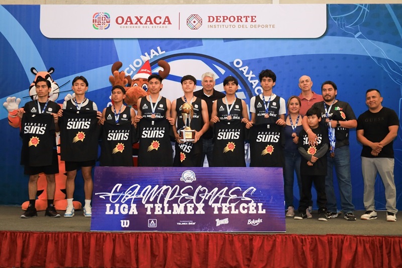 Gana equipo femenil de Oaxaca primer lugar nacional en Liga Telmex-Telcel de Básquetbol