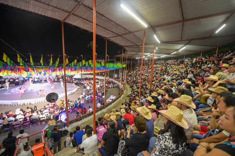 Fiesta, alegría, tradición y cultura se viven en la primera Guelaguetza de la Chinantla: Sectur Oaxaca