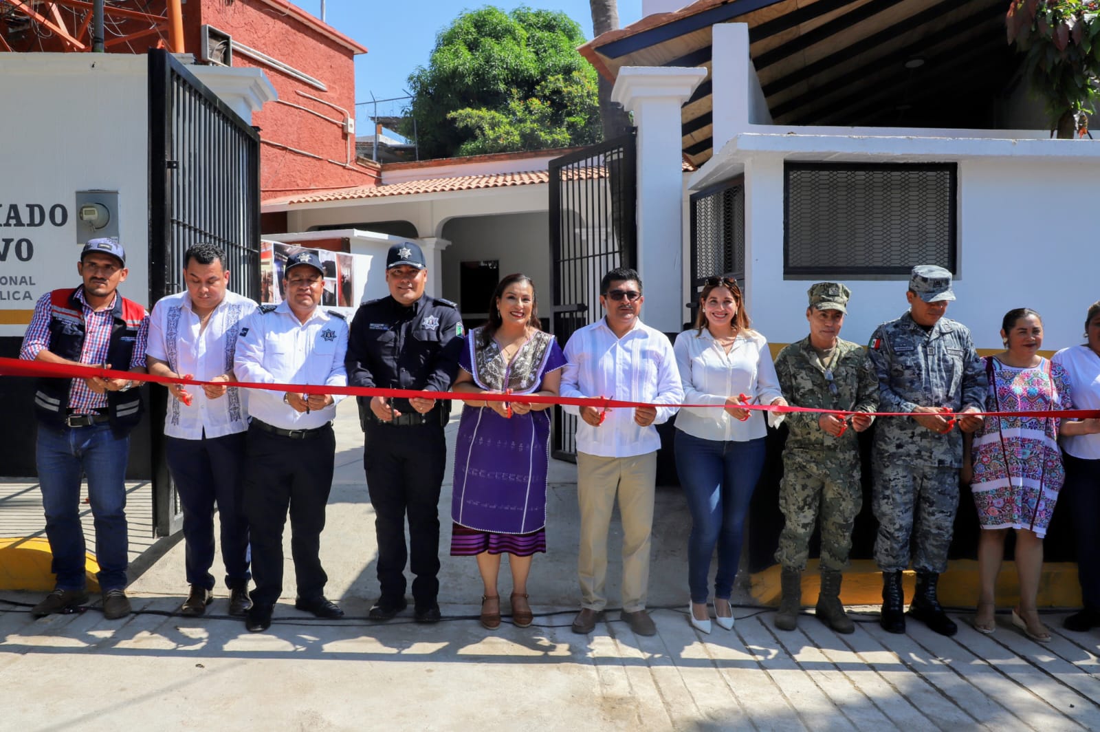 Gobierno de Oaxaca dignifica labores de seguridad con ampliación del Destacamento de la Policía Municipal de San Pedro Mixtepec