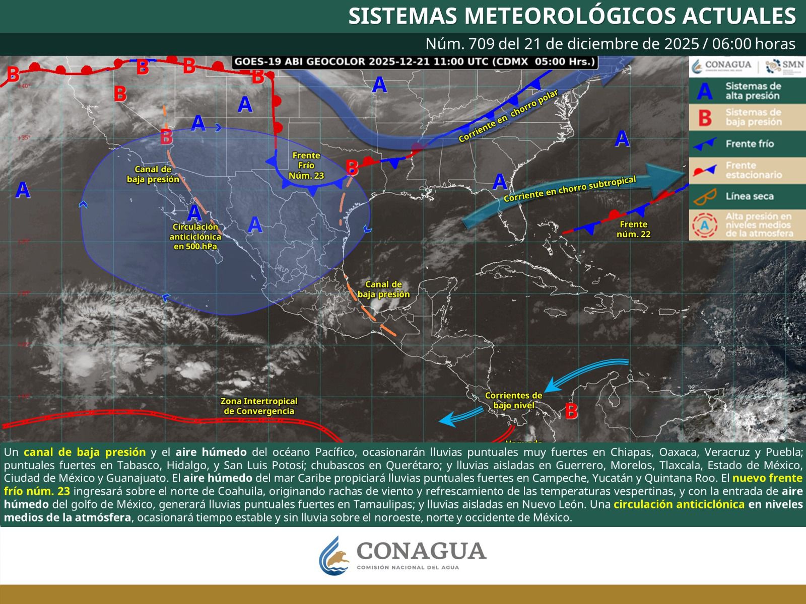Este domingo se pronostican lluvias en diversas regiones de Oaxaca
