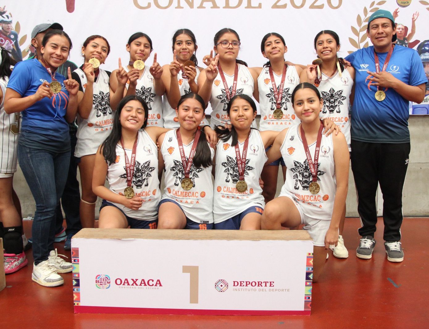 Culmina etapa estatal de Olimpiada Nacional Conade 2025 de basquetbol en categoría 14 años