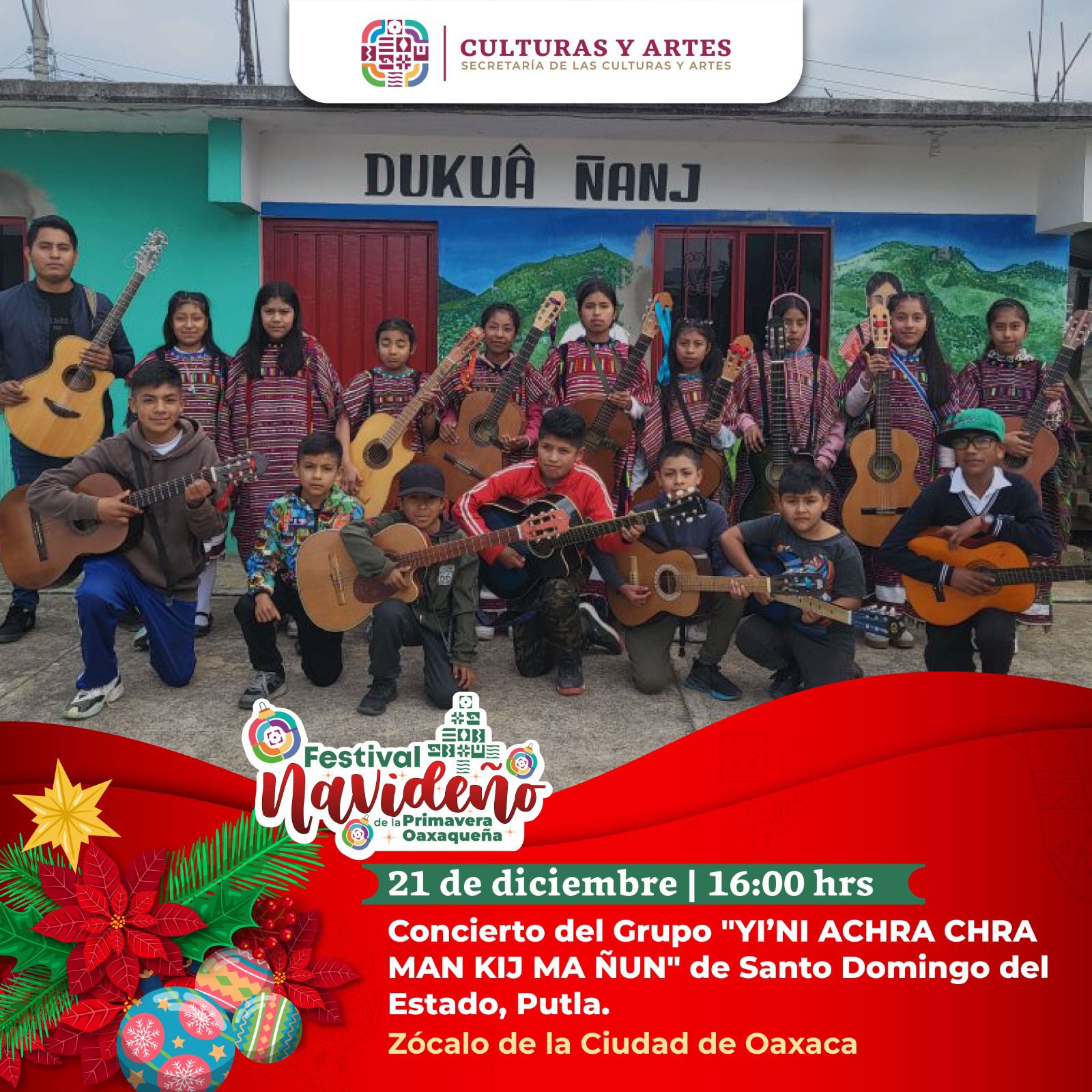Invita Gobierno del Estado a diversas actividades culturales y musicales programadas para este domingo