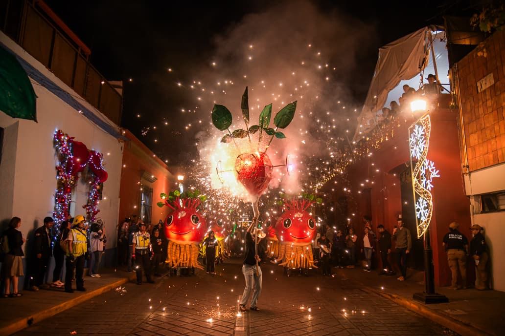 Cerca de 10 mil personas celebran el Convite de la Noche de Rábanos 2025 en Oaxaca