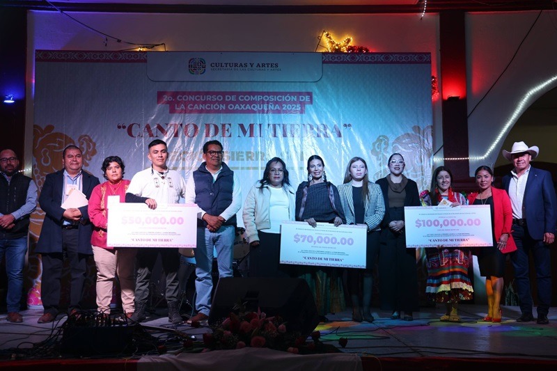 Concluye Gobierno de Oaxaca fase regional del 2° Concurso de Composición de la Canción Oaxaqueña “Canto de mi Tierra” 2025