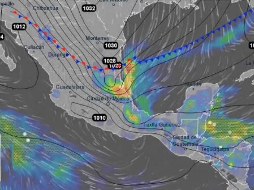 Frente frío número 25 ocasionará condiciones meteorológicas adversas en Oaxaca: Protección Civil 