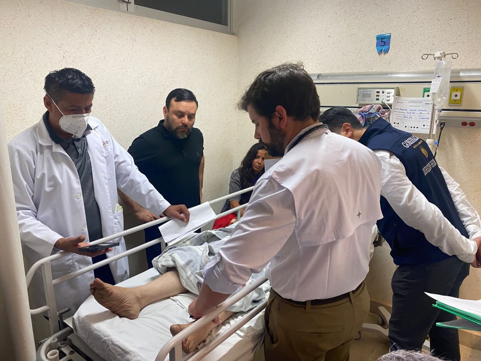 Brinda Gobierno de Oaxaca acompañamiento asistencial, psicológico y jurídico a víctimas del descarrilamiento del Tren Interoceánico