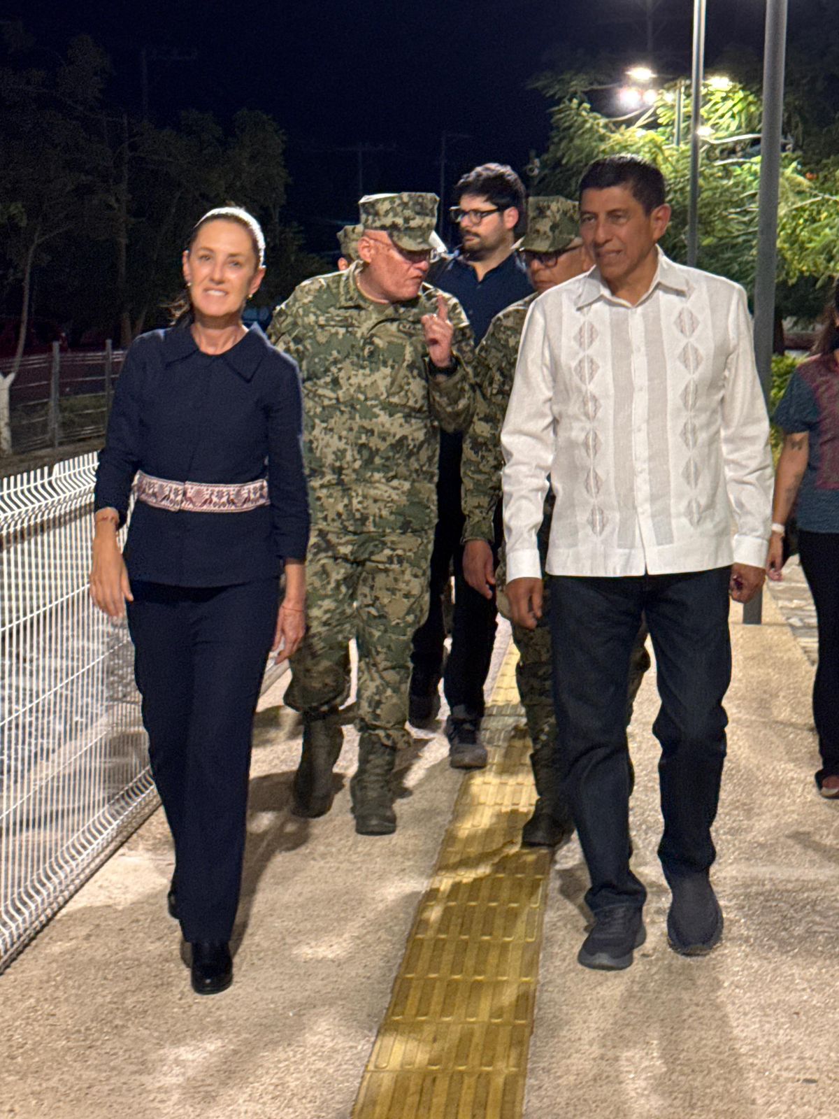 Evalúan Salomón Jara y Claudia Sheinbaum atención integral a familias afectados por descarrilamiento del Tren Interoceánico