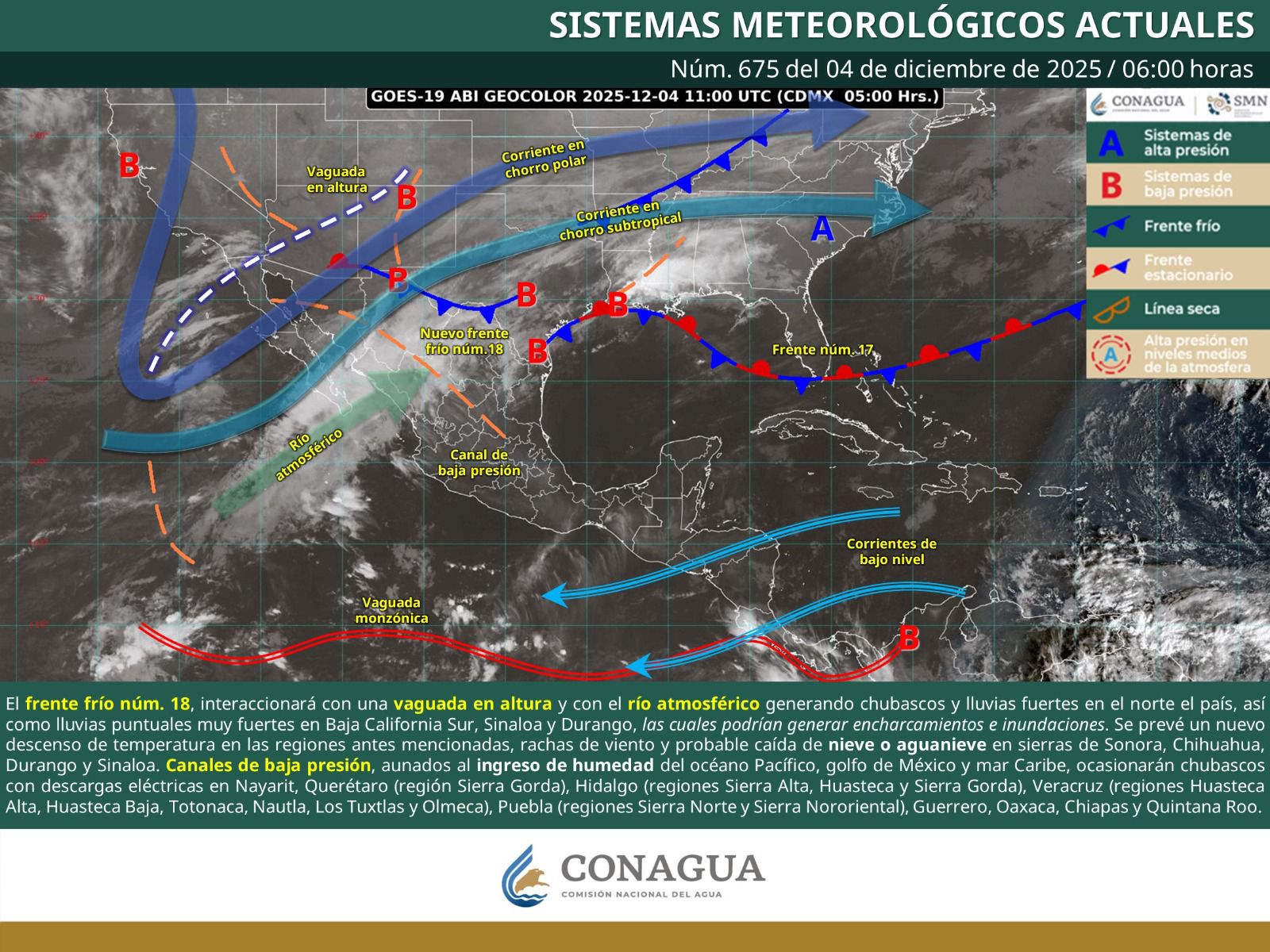 Frente frío número 17 mantiene temperaturas frescas en diversas regiones de Oaxaca