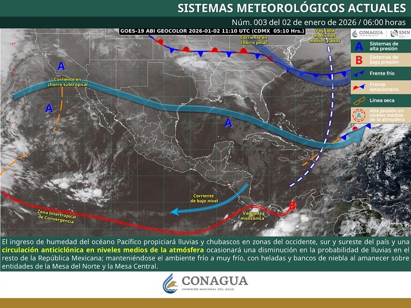 Prevé Protección Civil tiempo estable y descenso térmico nocturno en Oaxaca