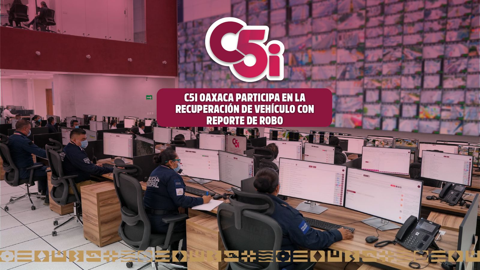 Colabora C5i en la recuperación de vehículo con reporte de robo