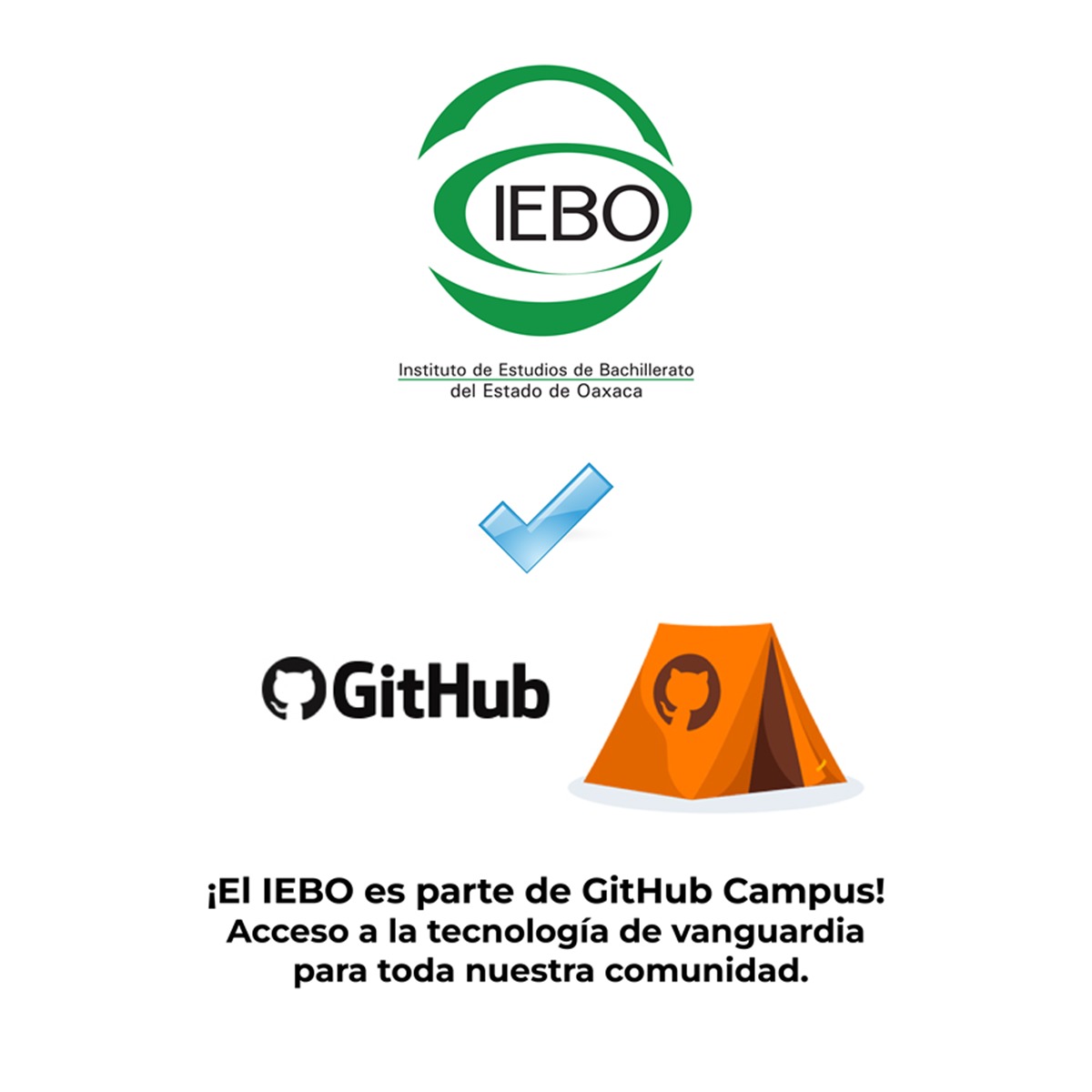 Se integra IEBO al “GitHub Campus Program” para impulsar la innovación y el talento de las juventudes