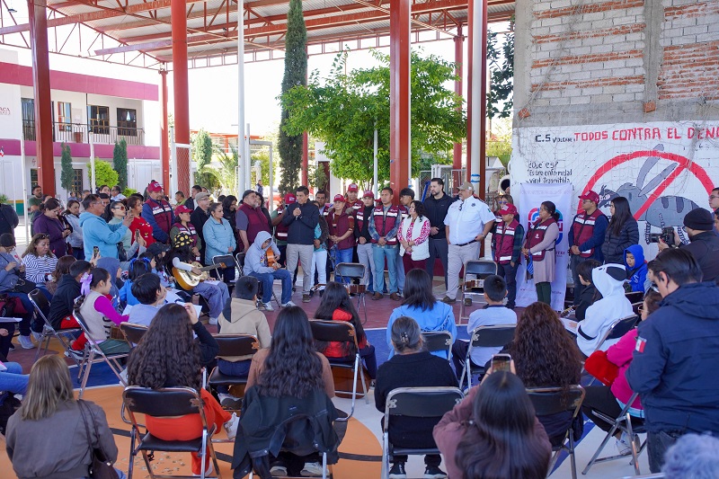 Constata Salomón Jara actividades culturales y deportivas de la estrategia Oaxaca Segura para prevenir violencia en la ciudad capital