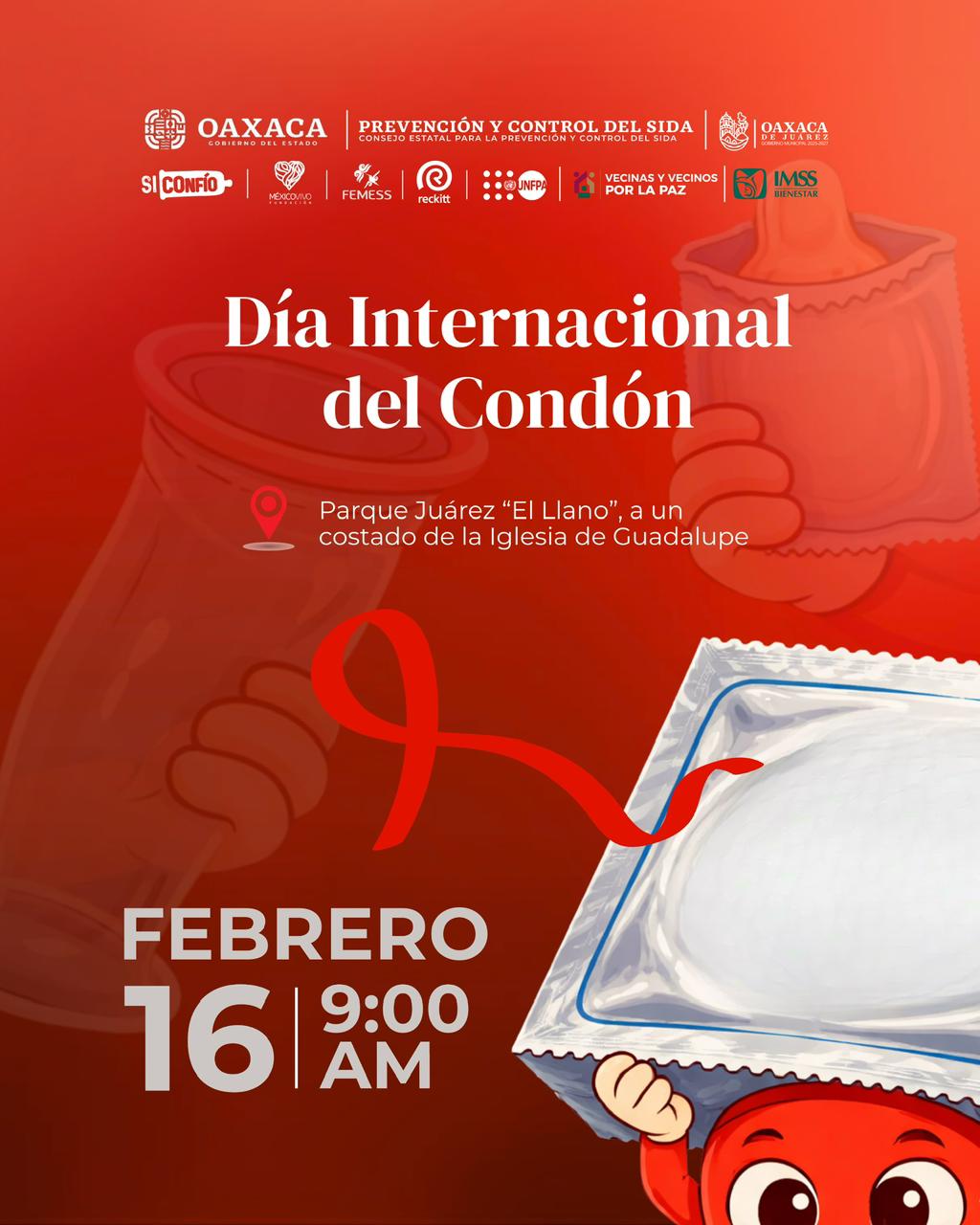 Con jornadas de prevención, Coesida conmemora Día Internacional del Condón en la ciudad capital