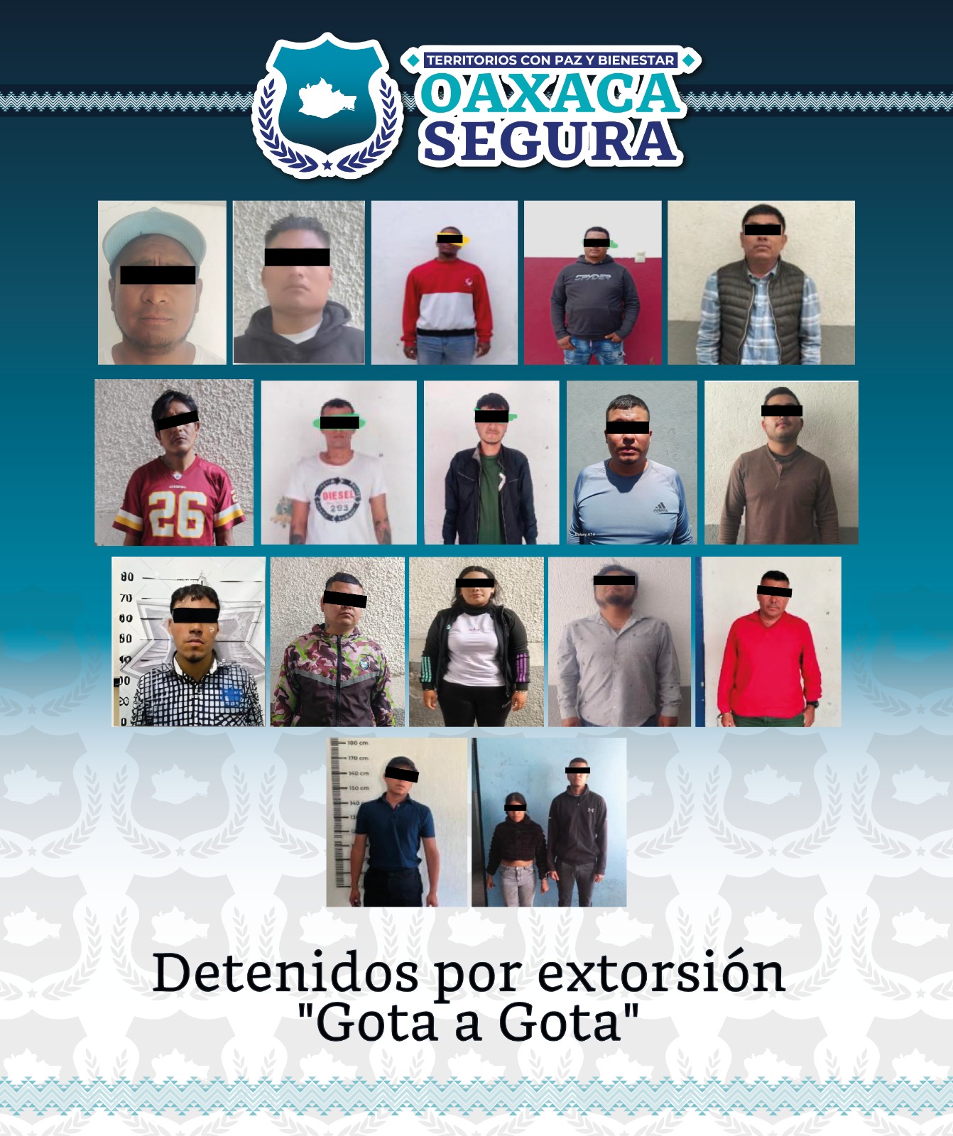 Estrategia Oaxaca Segura desmantela redes de extorsión “gota a gota”