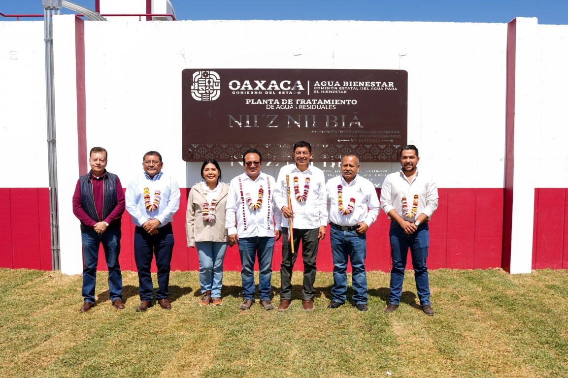 Con entrega de Planta de Tratamiento de Aguas Residuales, Salomón Jara pone fin a décadas de daño ambiental en San Francisco Telixtlahuaca