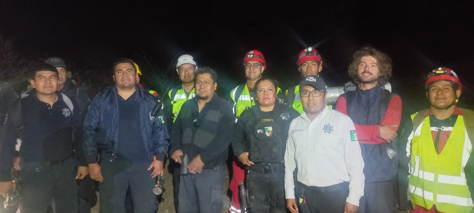 Implementa SSPC rescate con vida de ciudadano francés en barranca de Teotitlán del Valle