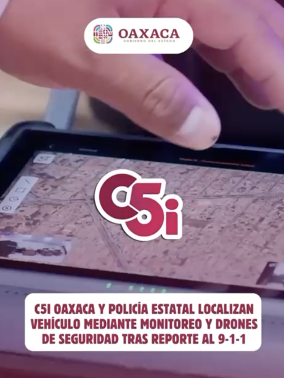 Detienen C5i Oaxaca y Policía Estatal a un individuo por presunto robo en la ciudad capital