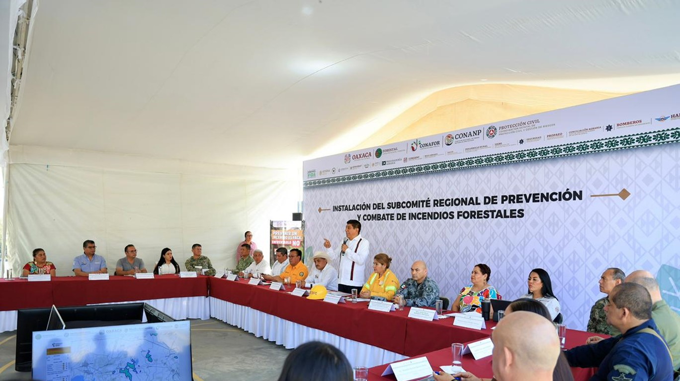 Prepara Salomón Jara con anticipación acciones para prevenir y combatir incendios forestales en la Costa