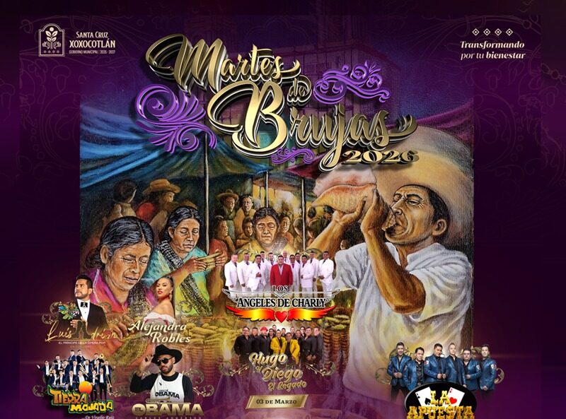 Invita Sectur Oaxaca a disfrutar de Martes de Brujas 2026 en Santa Cruz Xoxocotlán