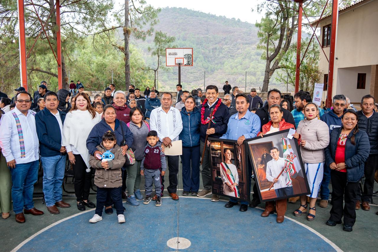 Acciones para el desarrollo e infraestructura no se detienen en la Sierra de Juárez