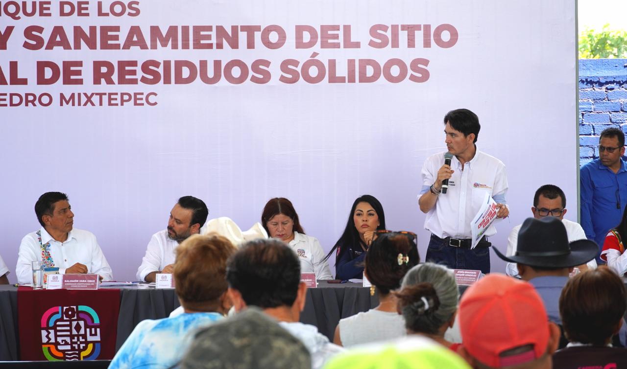 Garantiza Gobierno de Oaxaca atención a la salud ante saneamiento del sitio de residuos sólidos en Bajos de Chila