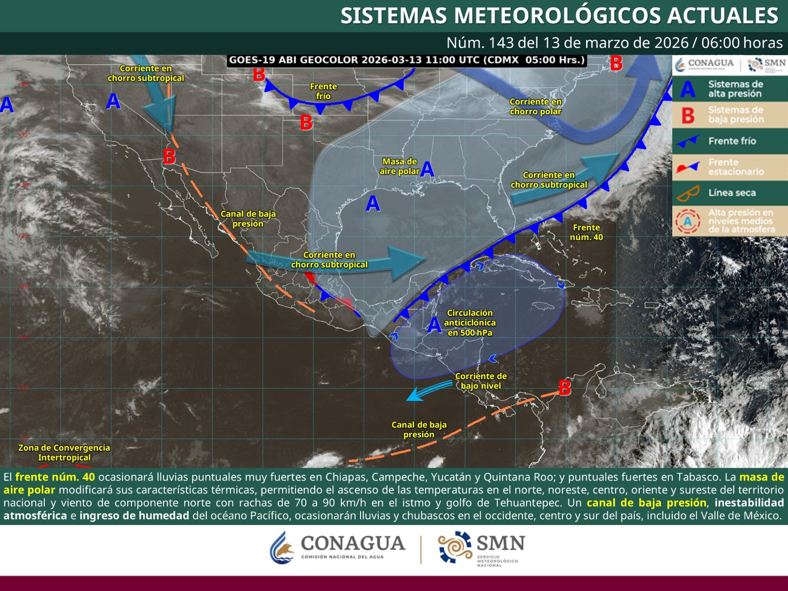 Se prevé inestabilidad atmosférica en Oaxaca