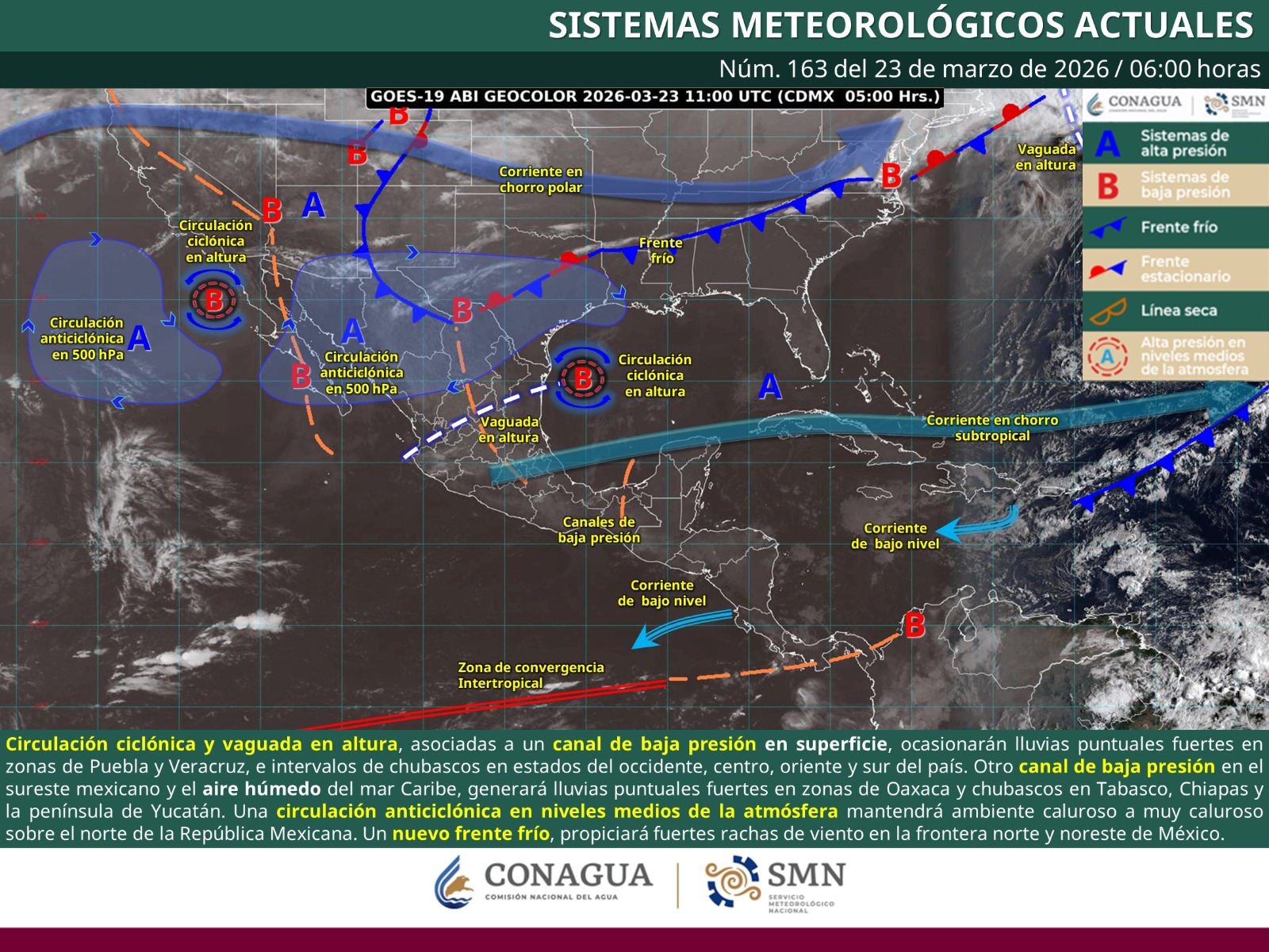 Se prevé ambiente caluroso, lluvias y rachas de viento en diferentes puntos de Oaxaca