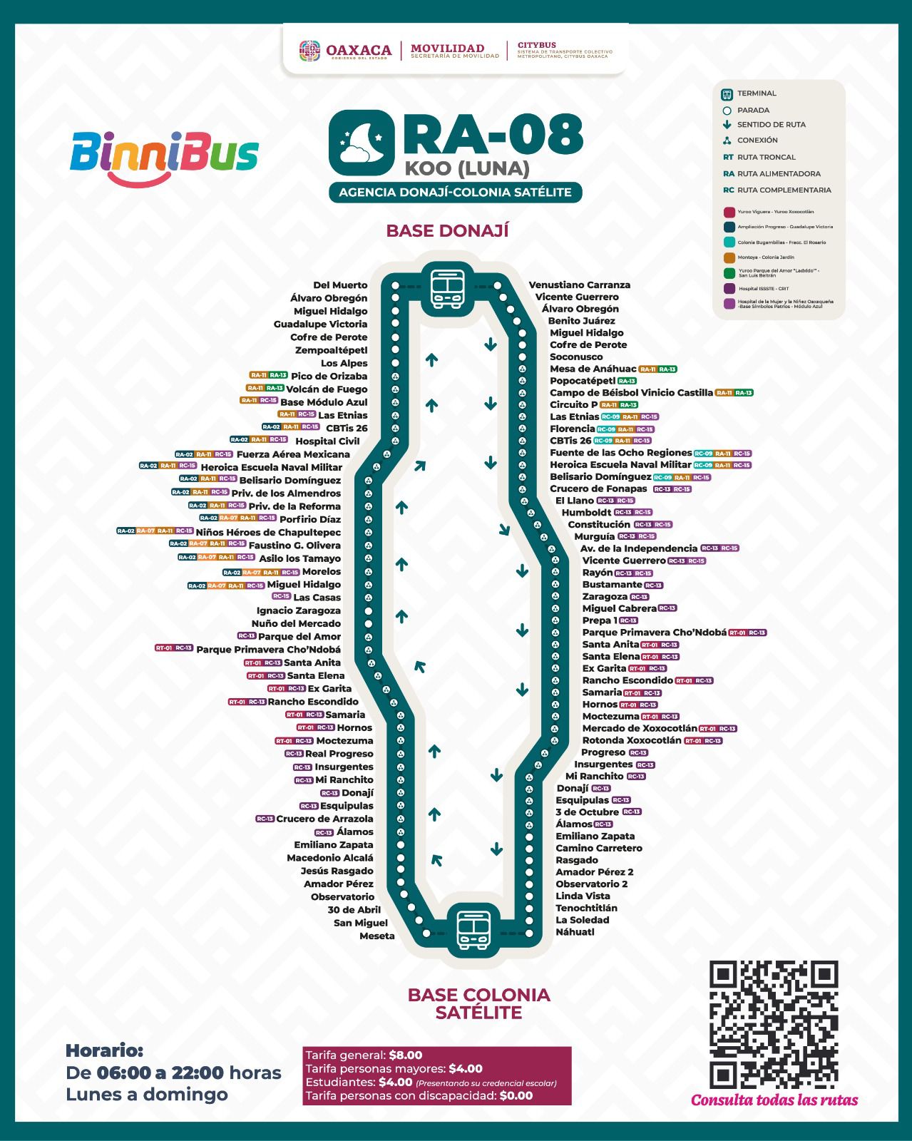 Pone en marcha Gobierno del Estado nueva ruta del BinniBus RA08 “KOO” colonia Satélite – agencia Donají