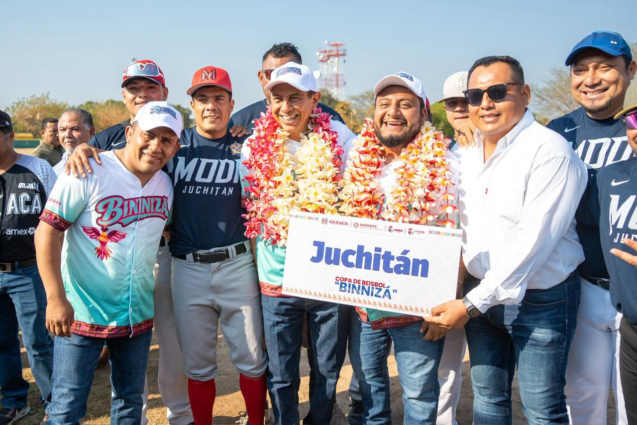 Inaugura Salomón Jara Copa de Beisbol Binnizá en Juchitán que fortalece el tejido comunitario