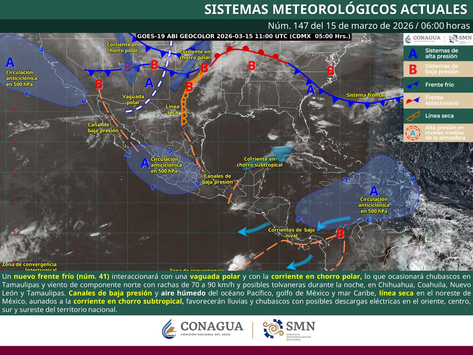 Frente frío número 41 provocará lluvias, vientos fuertes y descenso de temperatura en Oaxaca: Protección Civil