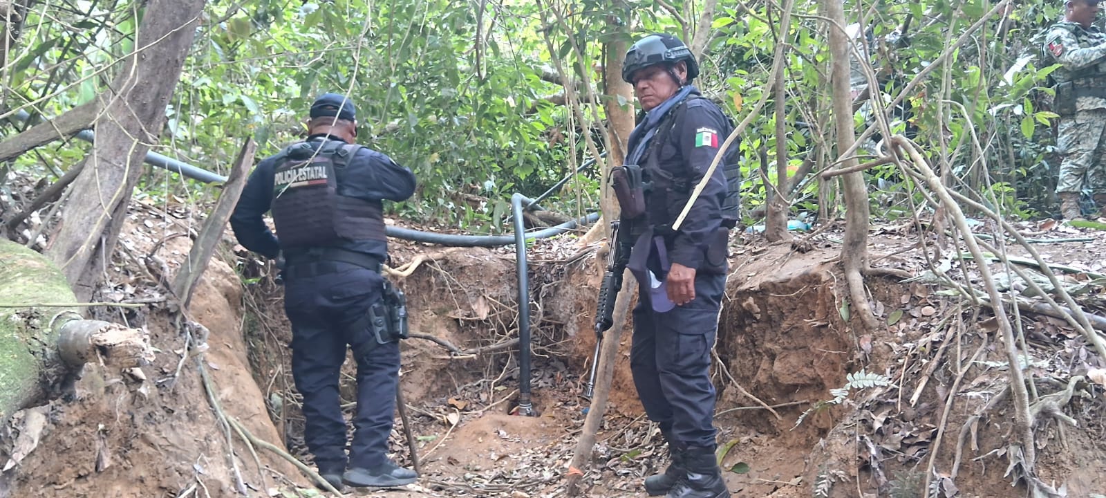 Localiza Policía Estatal toma clandestina de hidrocarburo en Matías Romero Avendaño