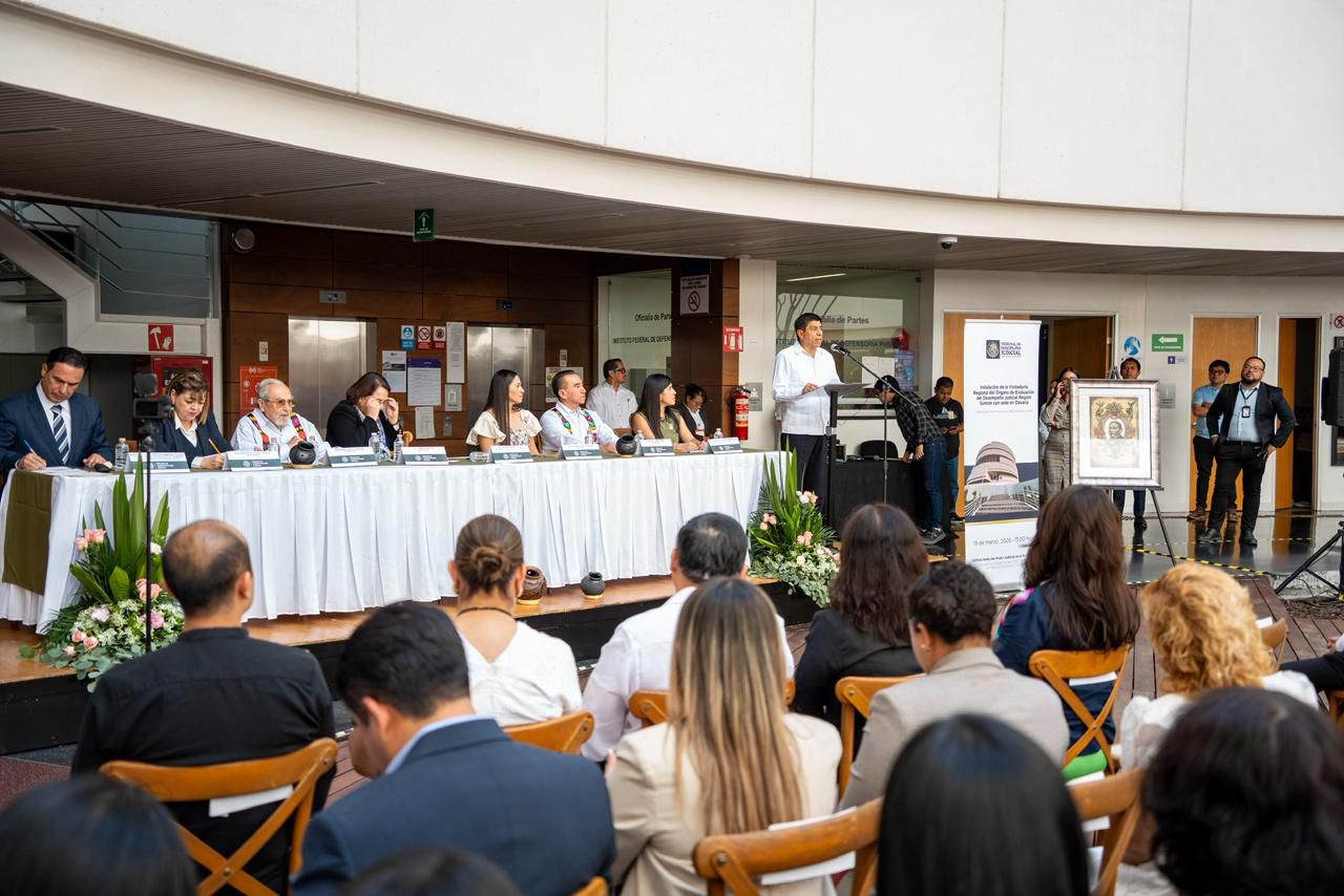 Constata Salomón Jara entrada en vigor de la primera Visitaduría del Órgano de Evaluación Judicial del país; está en Oaxaca