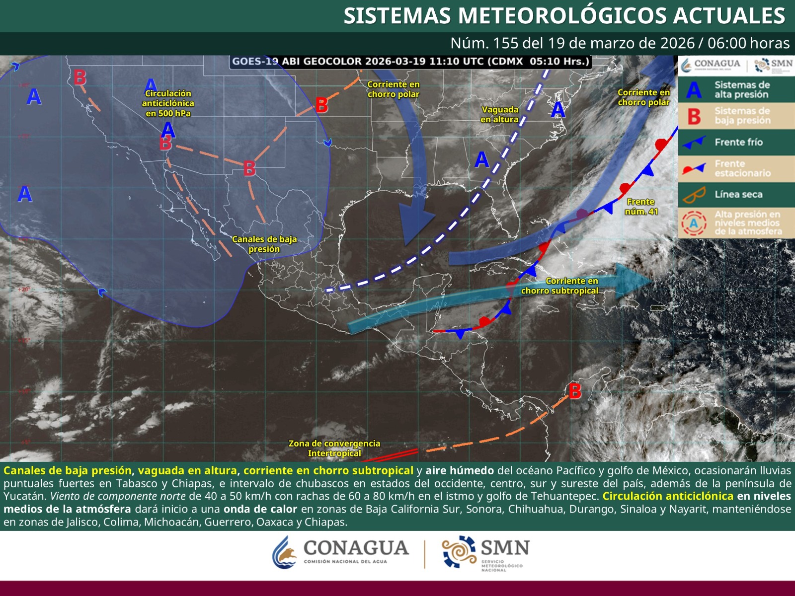 Prevén lluvias, tormentas eléctricas y rachas de viento en diversas regiones de Oaxaca