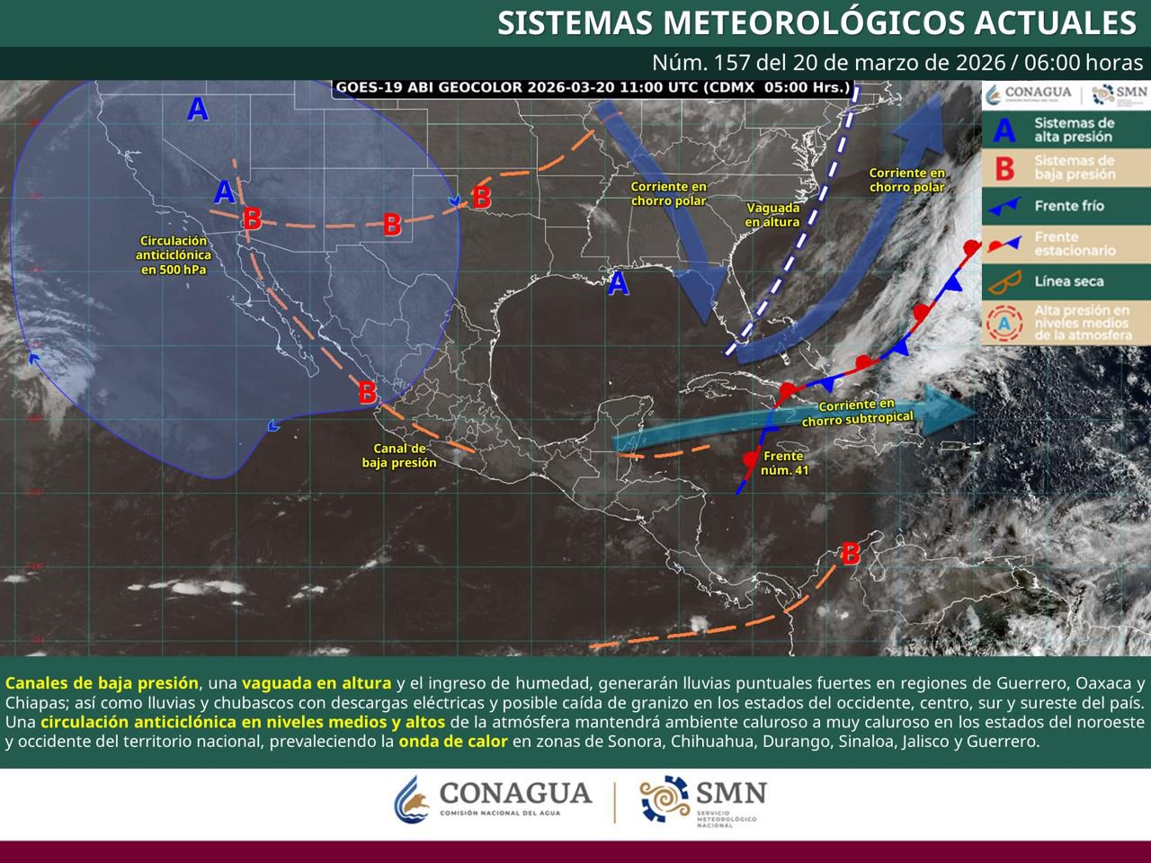 Prevalecerán condiciones de lluvias y descargas eléctricas en Oaxaca  